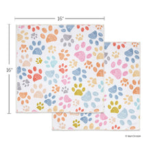 Load image into Gallery viewer, Paw Prints Microfiber Paw Towels - Set of 2