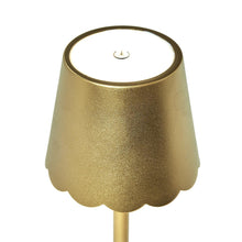 Load image into Gallery viewer, LED Cordless Gold Table Lamp