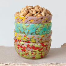 Load image into Gallery viewer, Speckled Glass Bowl - 4 Bowls