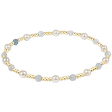 Load image into Gallery viewer, E. Newton Pearl Sincerity 4 mm Bead Bracelet - 3 Gemstones