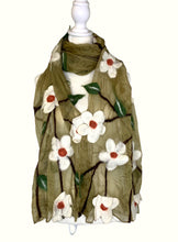 Load image into Gallery viewer, Flower Blossom Handmade Scarf - 2 Colors
