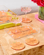 Load image into Gallery viewer, Bubbly Butterfly Acrylic coasters - Set of 4