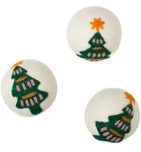 Load image into Gallery viewer, Christmas Wool Dryer Balls - Set of 3
