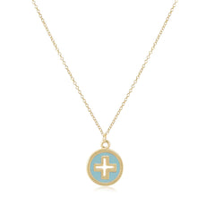Load image into Gallery viewer, e girl Signature Cross Disc Necklace
