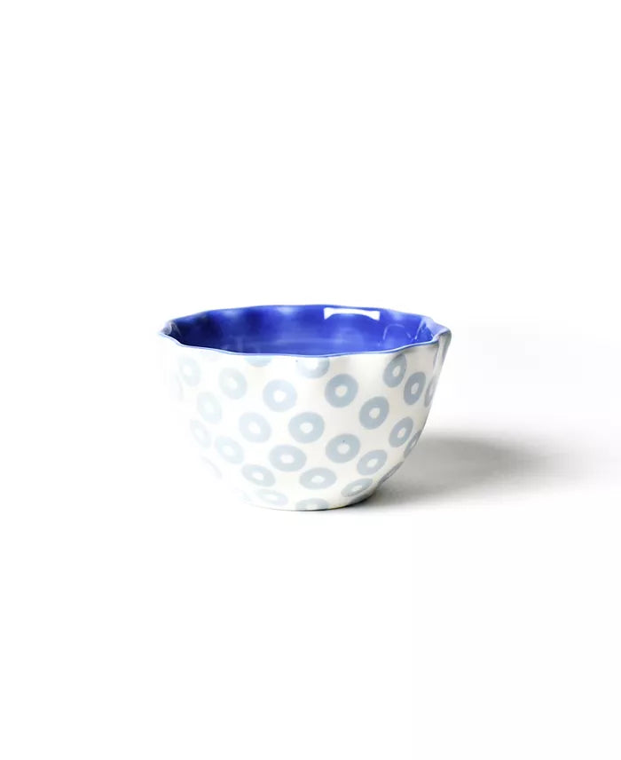 Iris Blue Ruffle Appetizer Bowl