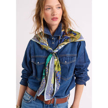 Load image into Gallery viewer, Jardin Blue Scarf
