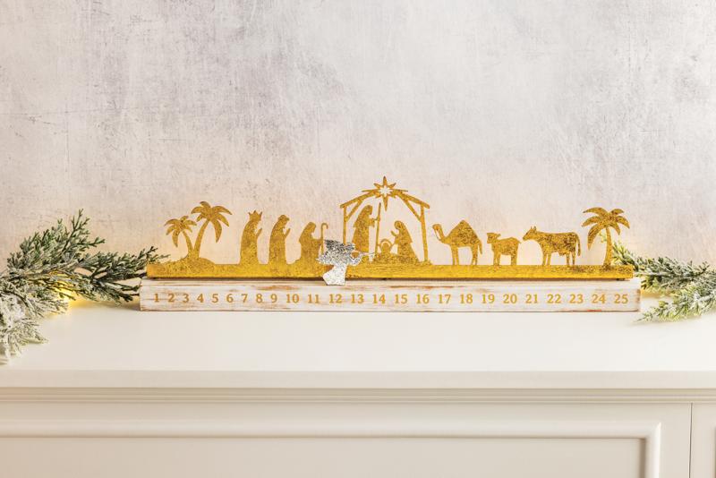 Gold Nativity Countdown