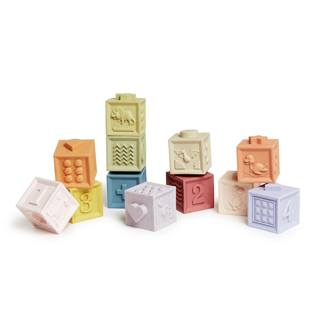 Numbers & Dinosaurs Stackable Block Set