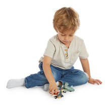 Load image into Gallery viewer, Wooden Vintage Biplane Pullback Toy
