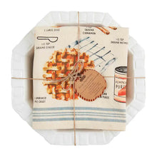 Load image into Gallery viewer, Pumpkin Pie Dish &amp; Towel Set
