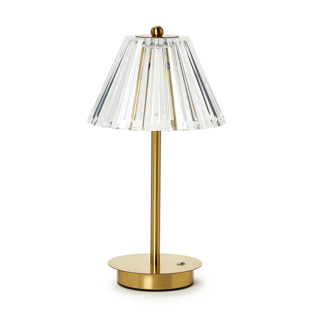 LED Portable Cordless Lamp With Acrylic Shade