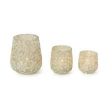 Load image into Gallery viewer, Flora Petal Mosaic Candleholder - Set of 3

