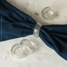 Load image into Gallery viewer, Recycled Glass Napkin Rings - Set of 4
