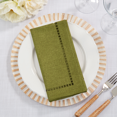Hemstitch Napkins - Set of 4