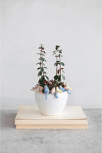 Load image into Gallery viewer, Stoneware Planter With Birds On Rim
