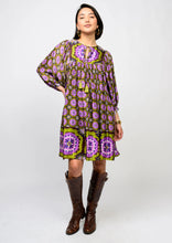 Load image into Gallery viewer, Medallion Purple Dress

