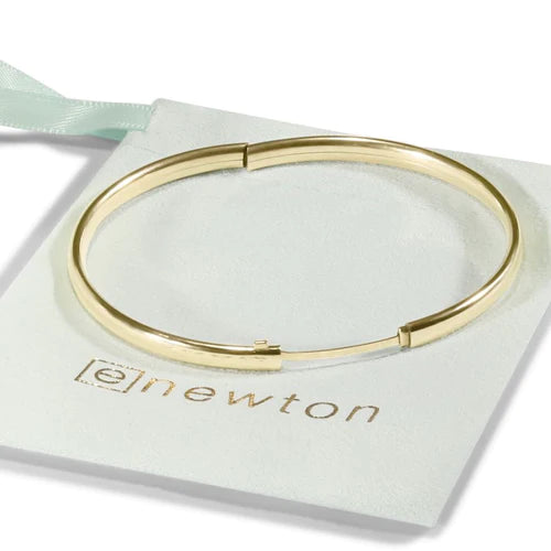 E. Newton Cherish Gold Bangle Bracelet Small