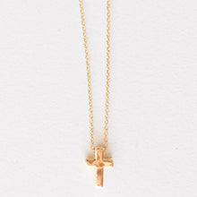 Load image into Gallery viewer, Cross Necklace - Gold/Silver
