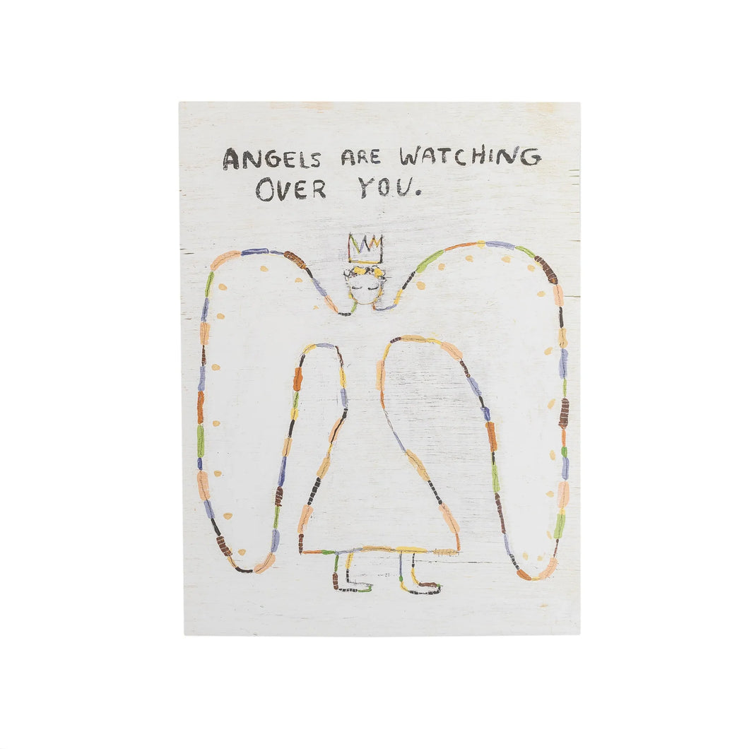 Angels Are Watching Over You Wall Art Framed