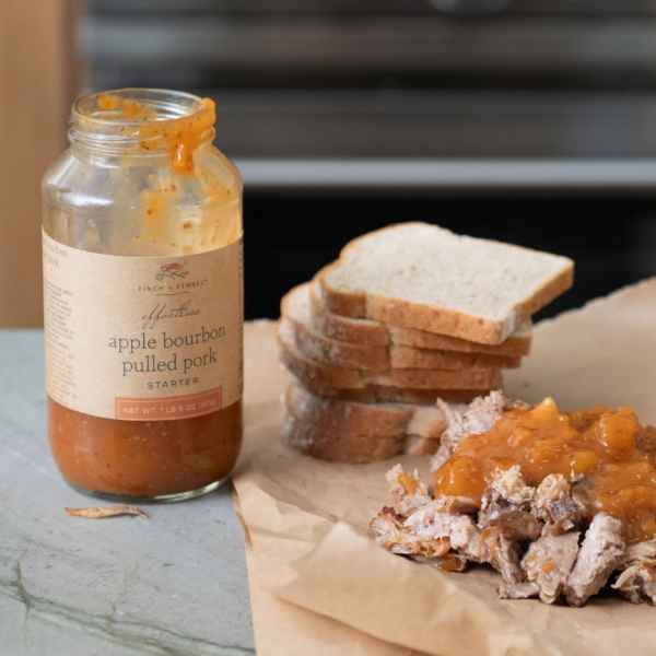 Apple Bourbon Pulled Pork Started