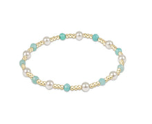 Load image into Gallery viewer, E. Newton Pearl Sincerity 4 mm Bead Bracelet - 3 Gemstones
