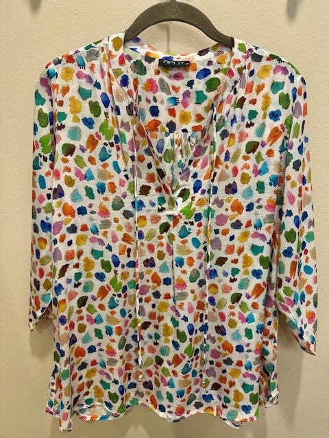 Bright Multi Color Blouse