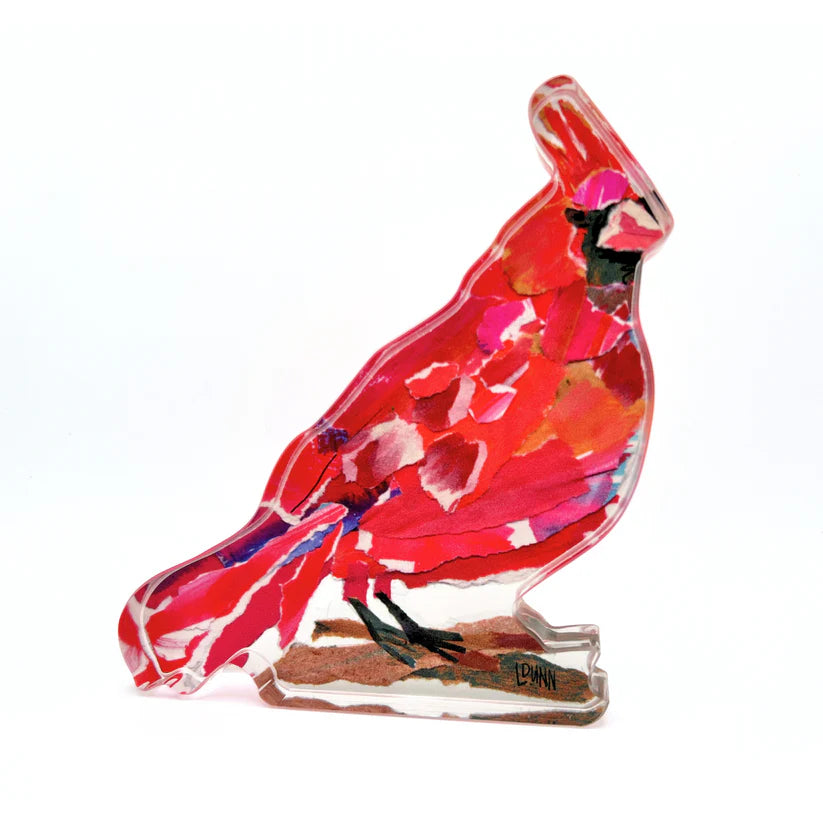 Acrylic Standing Cardinal By Lauren Dunn