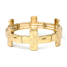 Load image into Gallery viewer, Cross Stretch Bracelet - 2 Styles
