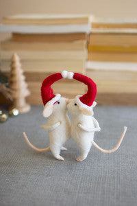 Kissing Mice Ornamnet