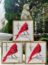 Load image into Gallery viewer, Red Birds By Debra Hewitt - Single or Triple
