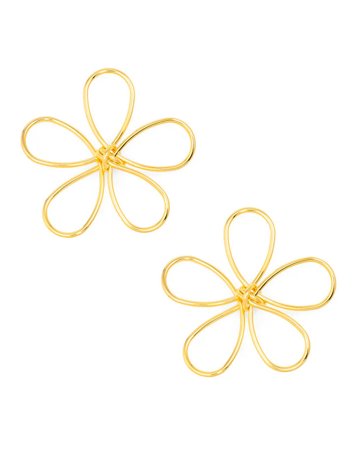 Looping Flower Earrings
