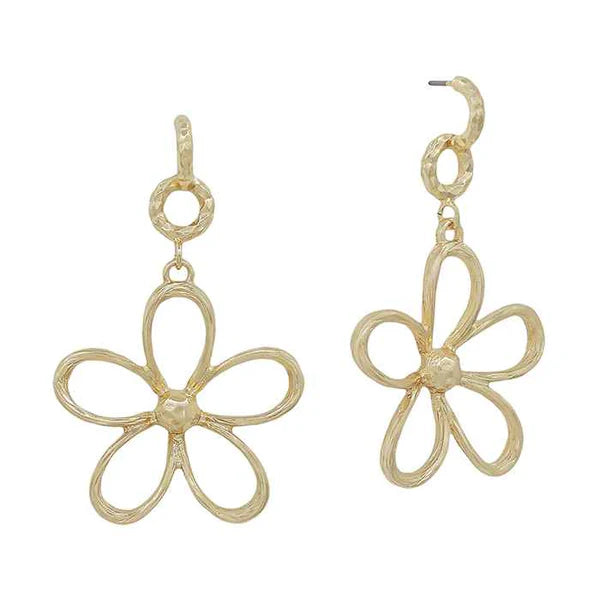 Flower Hoop Drop - 2 Colors