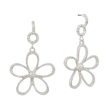 Load image into Gallery viewer, Flower Hoop Drop - 2 Colors
