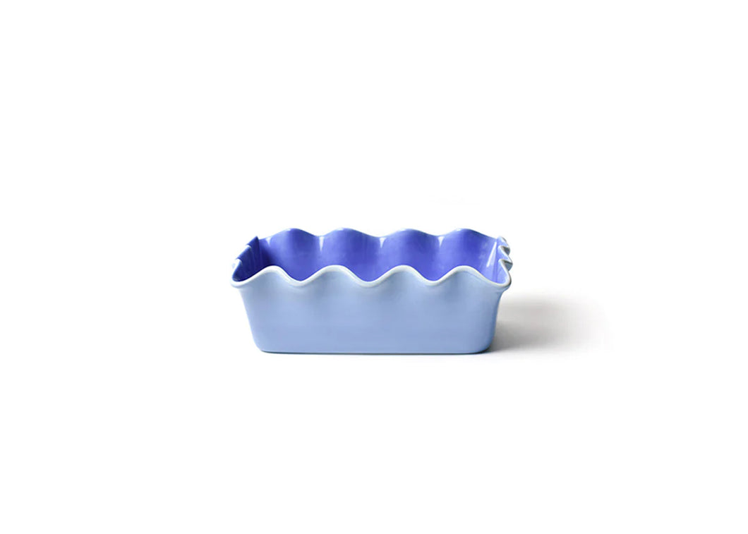 Blue Ruffle Loaf Pan