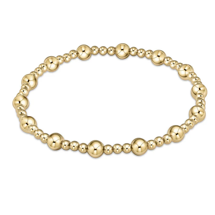 E. Newton Classic Gold Sincerity 5mm Bead Bracelet