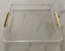 Load image into Gallery viewer, Serve One Another Acrylic Serving Tray
