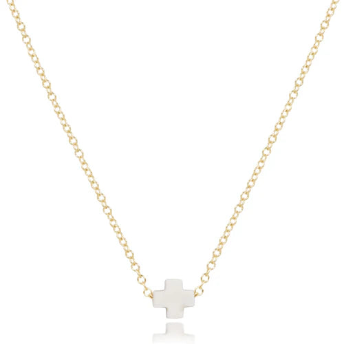 E. Newton e. girl Signature Cross Necklace  - 2 Colors
