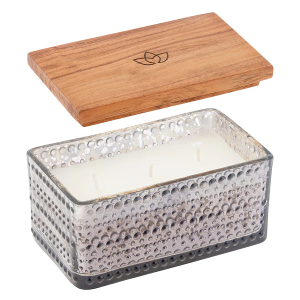 Hobnail Glass Candle - 3 Different Scents