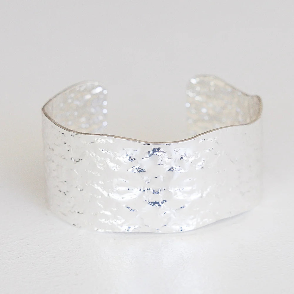 Hammered Cuff - Gold/Silver