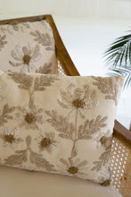 Load image into Gallery viewer, Ivory Embroidered Pillow       Pick Up Only
