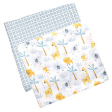 Load image into Gallery viewer, Muslin Blanket Set Of Two - 2 Styles
