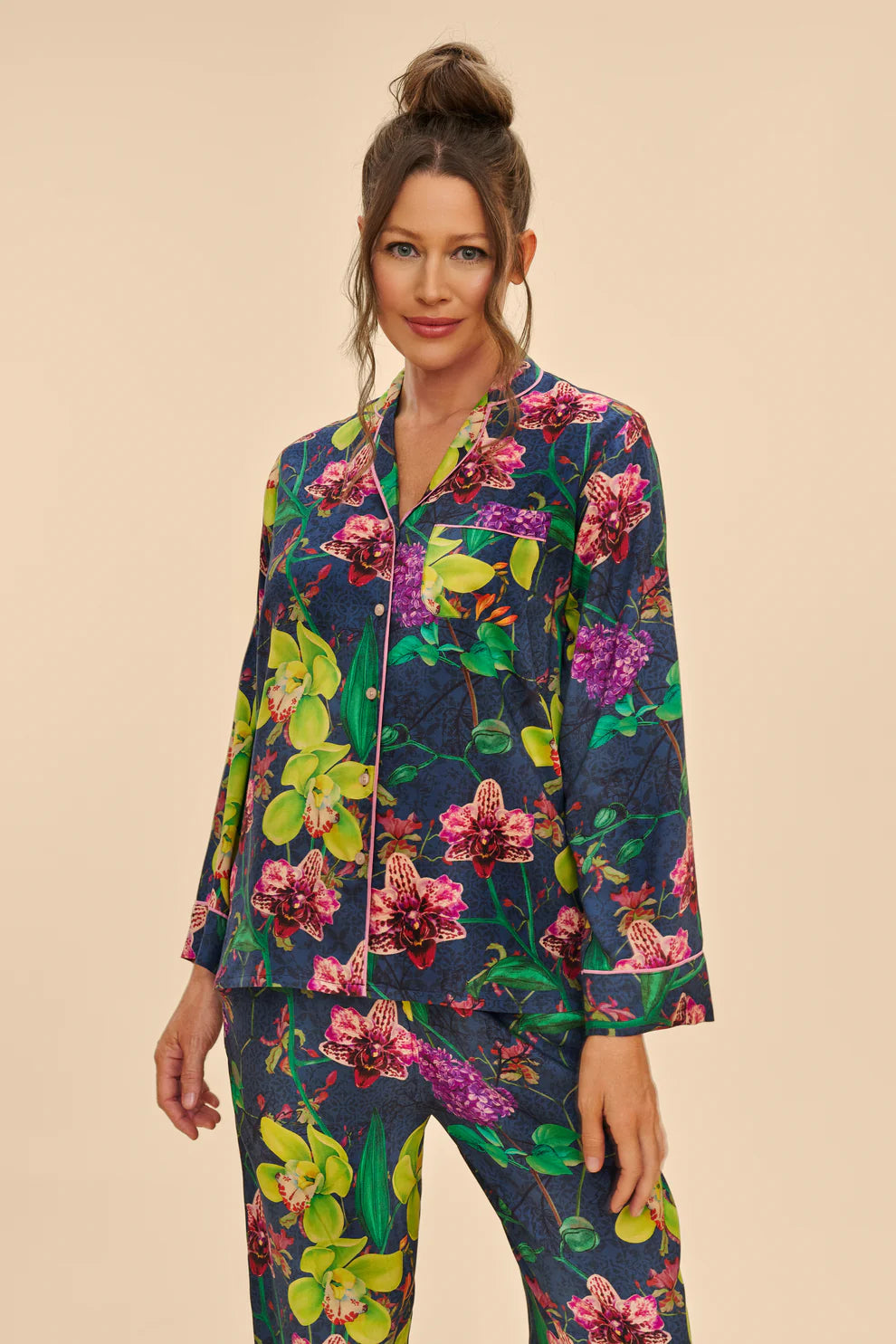 Bold Floral Pajama Set