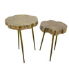 Textured Ring Side Tables - 2 Sizes           Pick Up Only