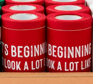 Christmas Cocktail Napkin Rolls - 3 Styles