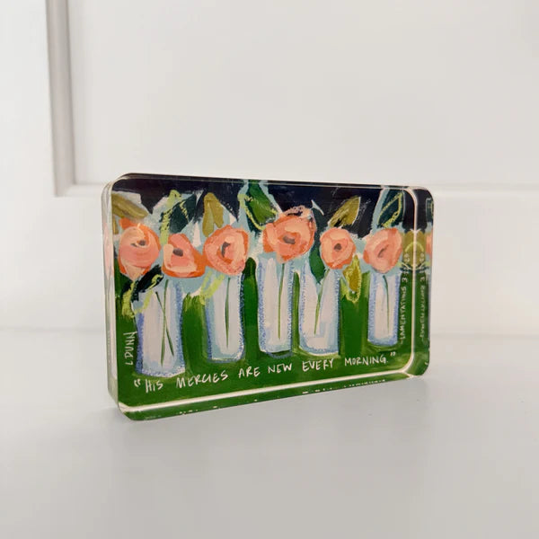 Lamentations 3:22-23 Acrylic Block