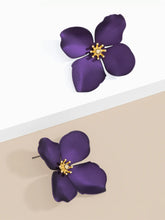 Load image into Gallery viewer, Large Flower Earring - 9 Colors
