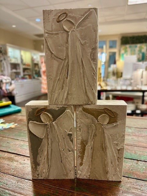 Angel Wooden Block
