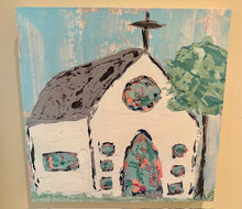 Load image into Gallery viewer, Hand Painted Church - 2 Styles
