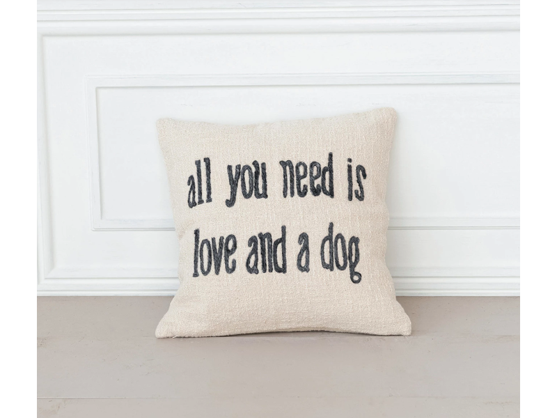 All You Need Is Love And A Dog Pillow