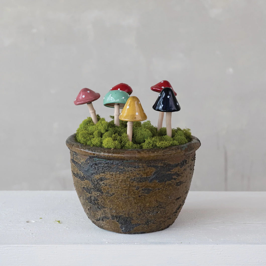 Mushroom Plant Stake - 6 Styles
